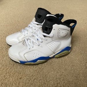 Jordan 6 Sport Blue sz 5.5 BG